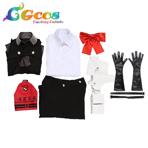 画像4: ペルソナ3リロード P3R 桐条美鶴 戦闘服 コスプレ衣装 (4)