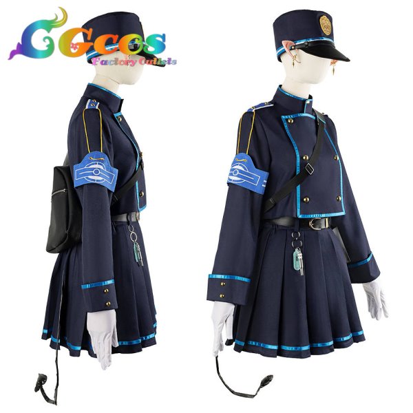 画像8: 「一部在庫あり」ブルーアーカイブ　ハイランダー鉄道学園　ハイランダー双子　橘ヒカリ　スカートVer.　コスプレ衣装 (8)