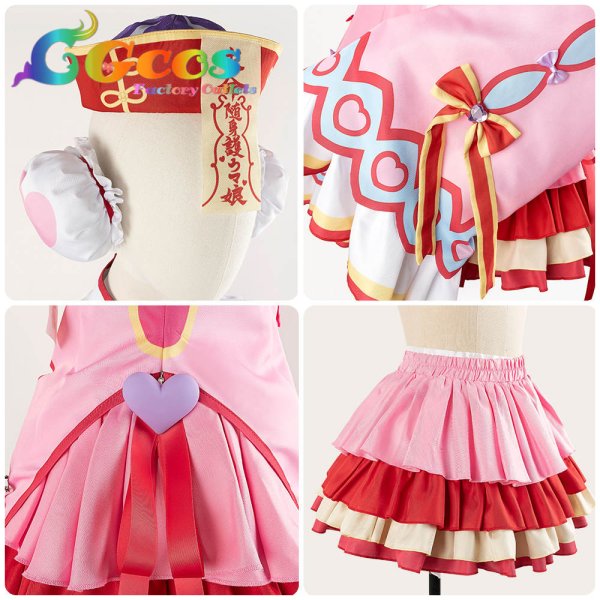 画像10: 「一部在庫あり」ウマ娘プリティーダービー　愛麗キョンシー　アグネスデジタル　コスプレ衣装 (10)