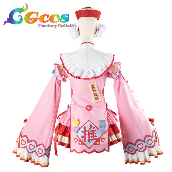 画像4: 「一部在庫あり」ウマ娘プリティーダービー　愛麗キョンシー　アグネスデジタル　コスプレ衣装 (4)