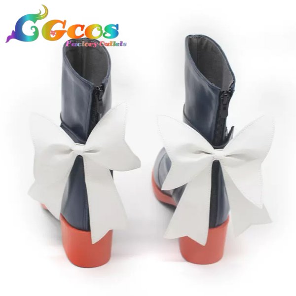 画像3: バーチャルYouTuber　Vtuber　コスプレ靴　ブライト衣装　不知火フレア　コスプレブーツ　コスプレ衣装 (3)