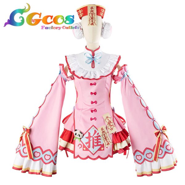 画像3: 「一部在庫あり」ウマ娘プリティーダービー　愛麗キョンシー　アグネスデジタル　コスプレ衣装 (3)