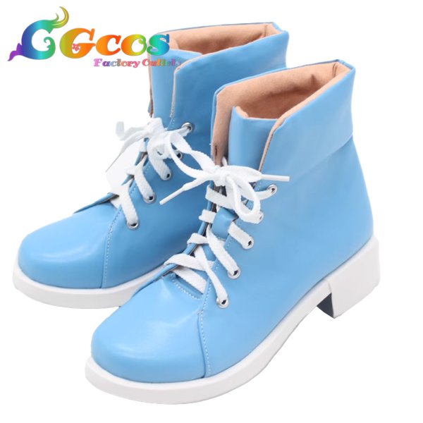 画像2: 9-nine-　コスプレ靴　新海天　コスプレブーツ　コスプレ衣装 (2)