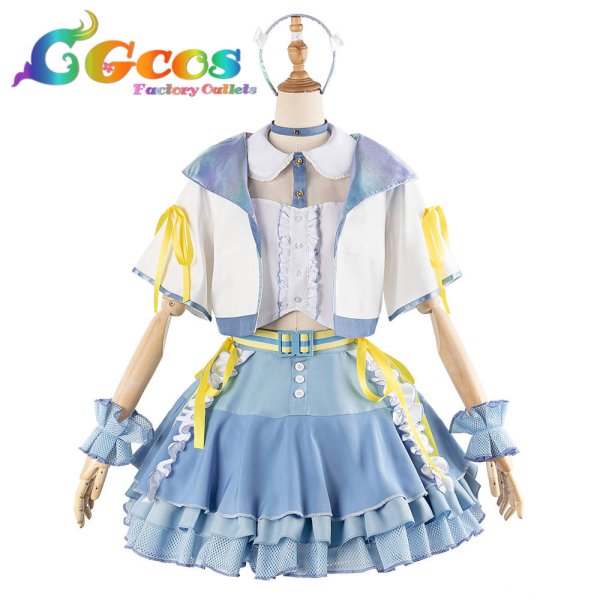 画像1: 学園アイドルマスター　学マス　コスプレ　世界一可愛い私　藤田ことね　コスプレ衣装 (1)