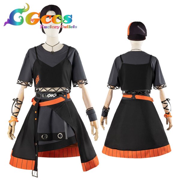 画像5: 「一部在庫あり」プロジェクトセカイ カラフルステージ!feat.初音ミク HOT AIR GIRL 小豆沢こはね 眠ってしまわないように コスプレ衣装 (5)