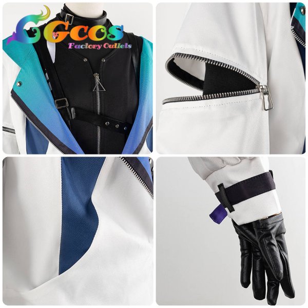 画像7: 「一部在庫あり」プロジェクトセカイ カラフルステージ!feat.初音ミク intruder:R 神代類 漏れ聞こえる言葉 サイバーパンクデッドボーイ コスプレ衣装 (7)