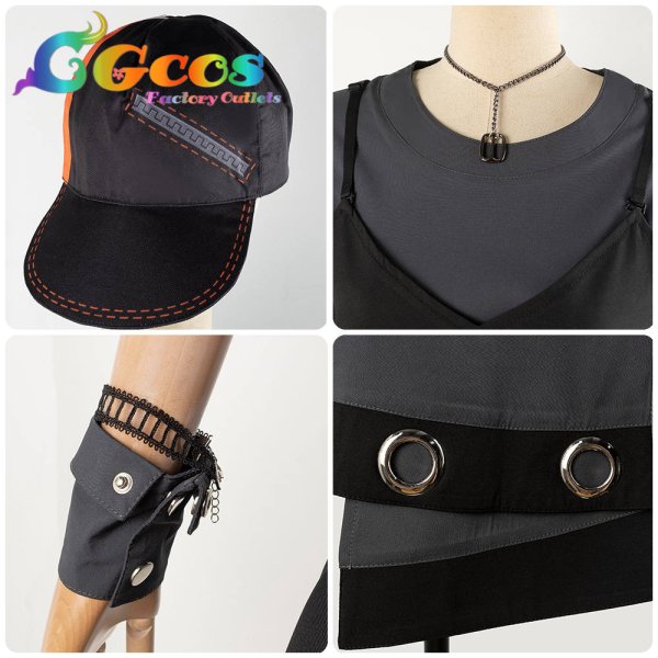 画像11: 「一部在庫あり」プロジェクトセカイ カラフルステージ!feat.初音ミク HOT AIR GIRL 小豆沢こはね 眠ってしまわないように コスプレ衣装 (11)