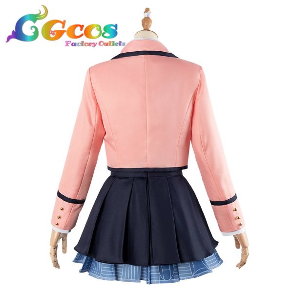 画像3: 学園アイドルマスター 学マス コスプレ 花海咲季 初星学園制服 コスプレ衣装 (3)