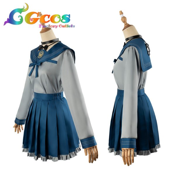 画像3: バーチャルYouTuber　VTuber　ホロライブ　ReGLOSS　儒烏風亭らでん　制服　ホロEXPO後夜祭　コスプレ衣装 (3)