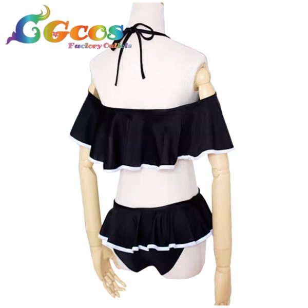 画像2: ブルーアーカイブ 黒見セリカ 水着 コスプレ衣装 (2)