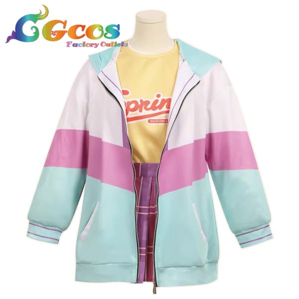 画像7: 学園アイドルマスター 制服 花海咲季 藤田ことね 月村手毬 コスプレ衣装 (7)