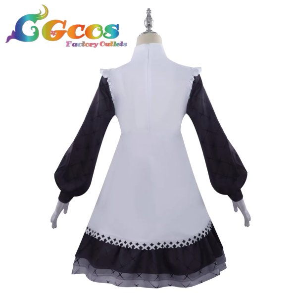 画像2: バーチャルYouTuber VTuber ホロライブEN 一伊那尓栖 Ninomae Ina'nis パティシエ衣装 コスプレ衣装 (2)