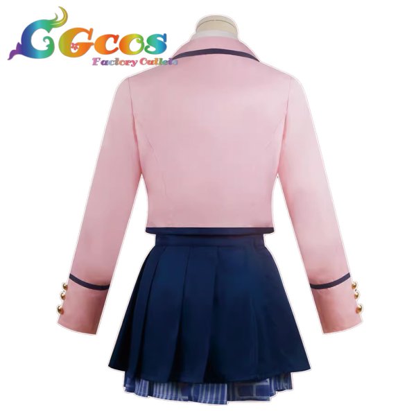 画像2: 学園アイドルマスター 制服 花海咲季 藤田ことね 月村手毬 コスプレ衣装 (2)