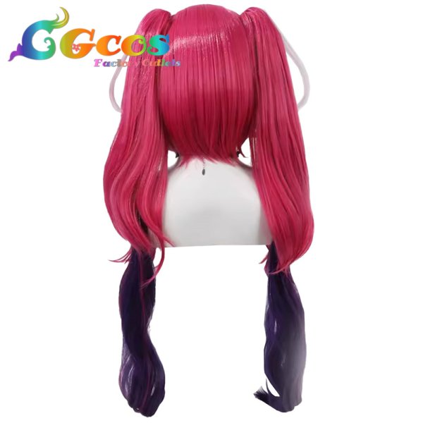 画像2: ハズビン・ホテル（Hazbin Hotel）　ウィッグ　ヴェルべット　ツインテール　コスプレ衣装 (2)