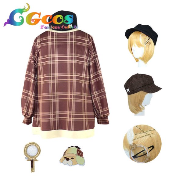 画像2: バーチャルYouTuber Vtuber ワトソン・アメリア 新衣装 コスプレ衣装 (2)