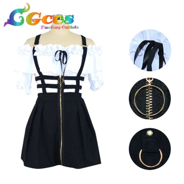 画像5: バーチャルYouTuber Vtuber ワトソン・アメリア 新衣装 コスプレ衣装 (5)