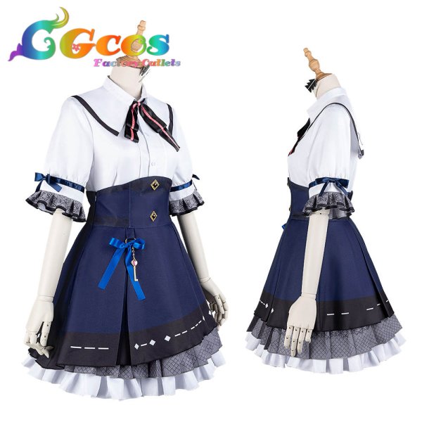 画像5: 「一部在庫あり」プロジェクトセカイ カラフルステージ!feat.初音ミク　MORE MORE JUMP！　桐谷遥　ブライト・トラッド　コスプレ衣装 (5)