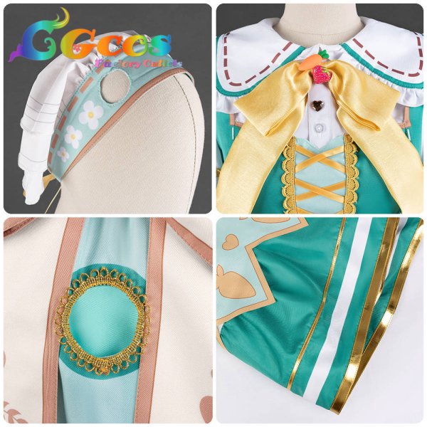 画像9: 「一部在庫あり」ウマ娘プリティーダービー　Yummy Dreamy Fairy　ライスシャワー コスプレ衣装 (9)