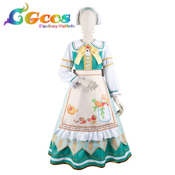 画像3: 「一部在庫あり」ウマ娘プリティーダービー　Yummy Dreamy Fairy　ライスシャワー コスプレ衣装 (3)