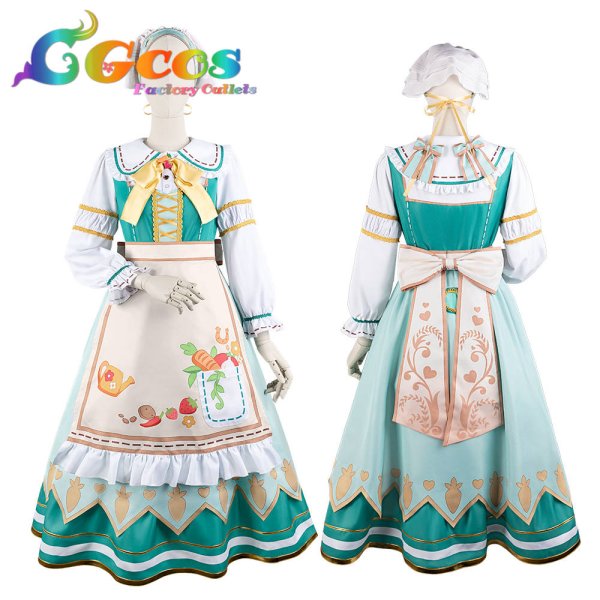 画像6: 「一部在庫あり」ウマ娘プリティーダービー　Yummy Dreamy Fairy　ライスシャワー コスプレ衣装 (6)