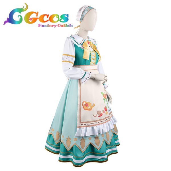 画像5: 「一部在庫あり」ウマ娘プリティーダービー　Yummy Dreamy Fairy　ライスシャワー コスプレ衣装 (5)