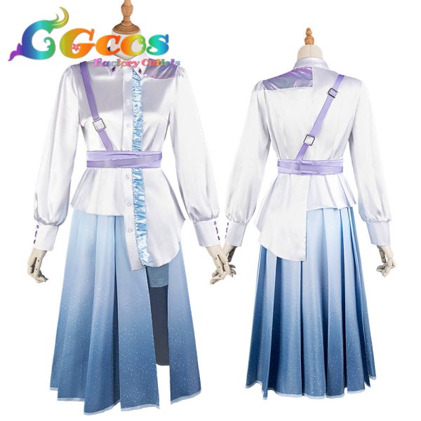 画像6: 学園アイドルマスター 学マス コスプレ SSR Fluorite 有村麻央 コスプレ衣装 (6)