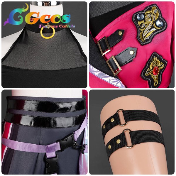 画像6: 一部在庫 学園アイドルマスター 学マス コスプレ Fighting My Way 花海咲季 コスプレ衣装 (6)