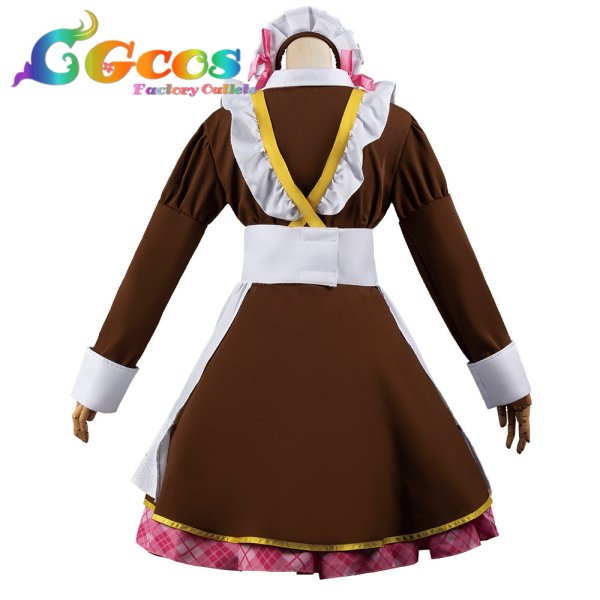 画像2: バーチャルYouTuber　VTuber　ココスコラボ衣装　笹木咲　メイド服　コスプレ衣装 (2)