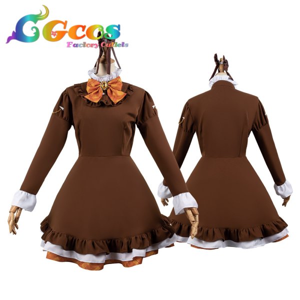 画像5: バーチャルYouTuber VTuber ココスコラボ衣装 星川サラ メイド服 コスプレ衣装 (5)