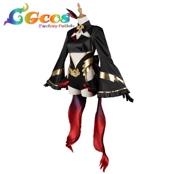 画像4: バーチャルYouTuber　VTuber　魔法少女ホロウィッチ!　宝鐘マリン　コスプレ衣装 (4)