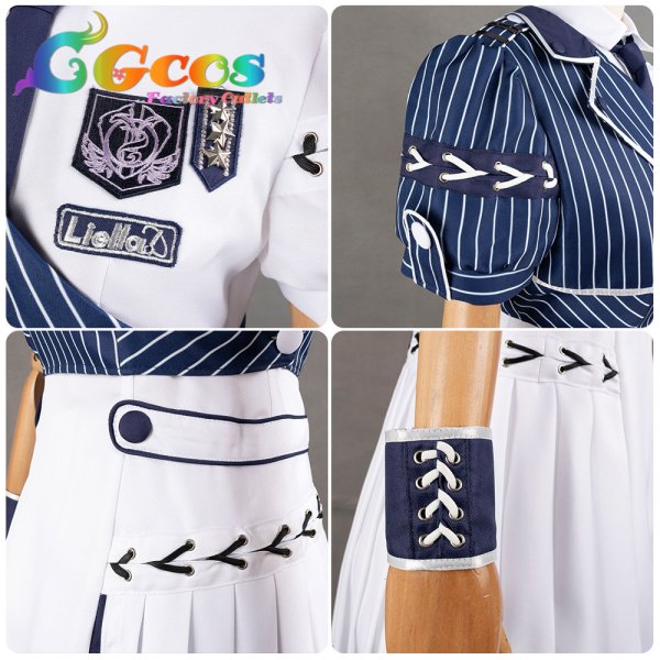 画像9: ラブライブ！スーパースター!!　FNS歌謡祭　シェキラ　澁谷かのん　嵐千砂都　若菜四季　鬼塚夏美　鬼塚冬毬　平安名すみれ　唐可可 葉月恋　ウィーン・マルガレーテ　Liella!　コスプレ衣装 (9)