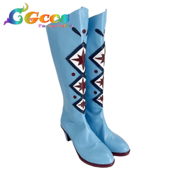 画像2: Frozen　アナと雪の女王　コスプレ靴　エルサ　コスプレブーツ　コスプレ衣装 (2)