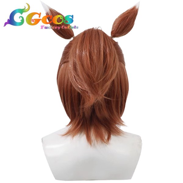 画像2: ウマ娘プリティーダービー　ウィッグ　ヤエノムテキ　黒将Zen　コスプレ衣装 (2)