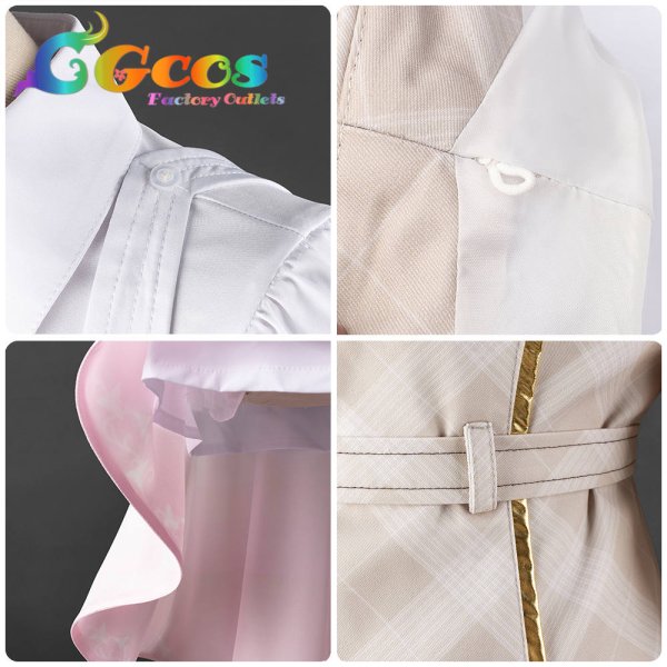 画像6: 一部在庫 バーチャルYouTuber VTuber AZKi(あずき)4th衣装 コスプレ衣装 (6)