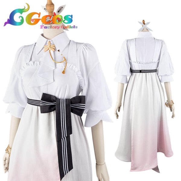 画像5: 一部在庫 バーチャルYouTuber VTuber AZKi(あずき)4th衣装 コスプレ衣装 (5)