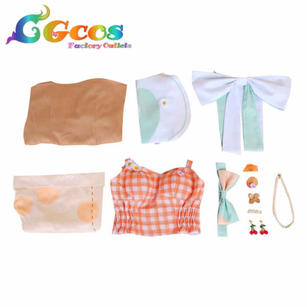 画像4: プロジェクトセカイ カラフルステージ! feat. 初音ミク 我らペガサス探検隊!チーム 花里みのり Booo! コスプレ衣装 (4)