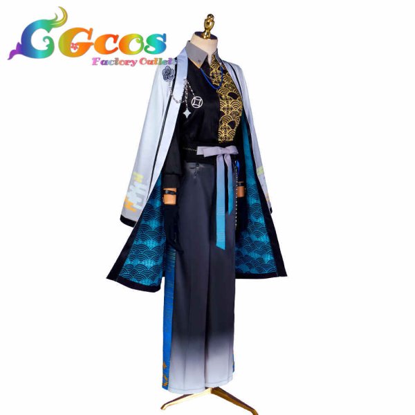 画像2: プロジェクトセカイ カラフルステージ! feat. 初音ミク クールな悪役? 神代類 流るる智の衣 コスプレ衣装 (2)