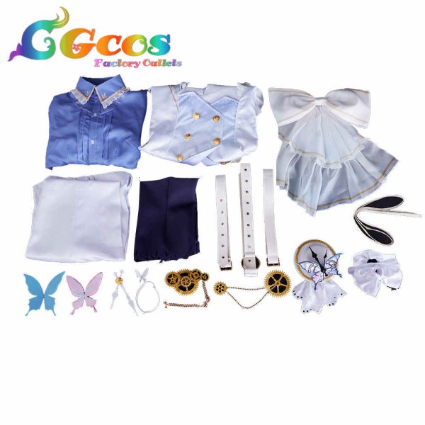 画像4: プロジェクトセカイ カラフルステージ! feat. 初音ミク KAITO Trail of Butterflies コスプレ衣装 (4)