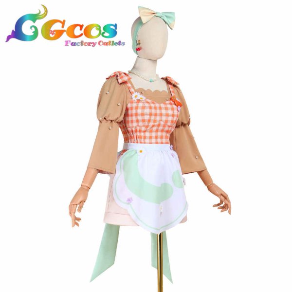 画像2: プロジェクトセカイ カラフルステージ! feat. 初音ミク 我らペガサス探検隊!チーム 花里みのり Booo! コスプレ衣装 (2)