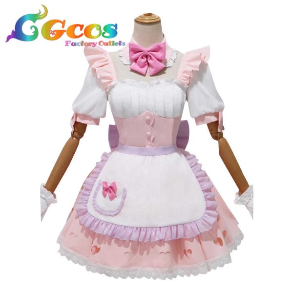 画像3: Re:ゼロから始める異世界生活 レム ラム 夢かわメイド コスプレ衣装 (3)