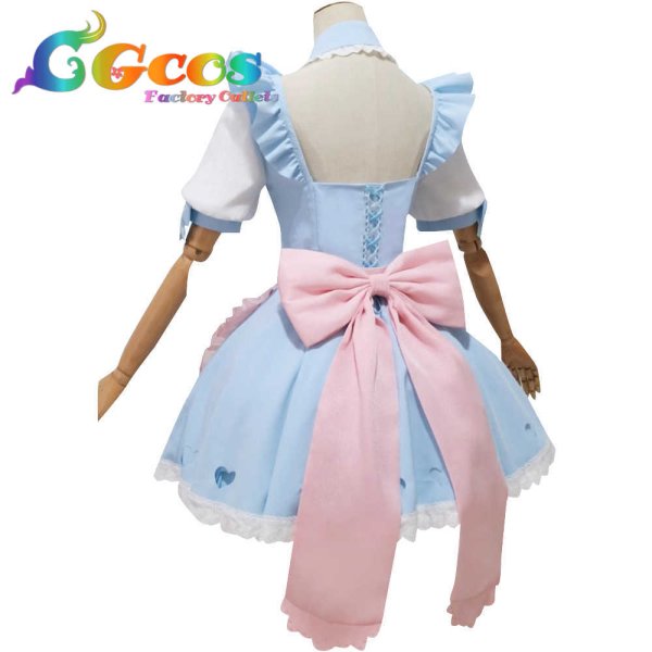 画像2: Re:ゼロから始める異世界生活 レム ラム 夢かわメイド コスプレ衣装 (2)