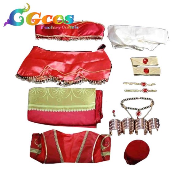 画像2: 少女☆歌劇レヴュースタァライト　愛城華恋　千夜一夜物語ver.　コスプレ衣装 (2)