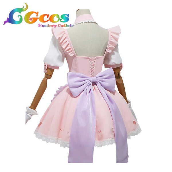 画像4: Re:ゼロから始める異世界生活 レム ラム 夢かわメイド コスプレ衣装 (4)