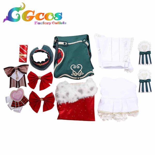 画像4: プロジェクトセカイ カラフルステージ！ feat. 初音ミク　Crown of Suitガチャ　クイーン・オブ・ハート　憧れに向かって　草薙寧々　コスプレ衣装 (4)