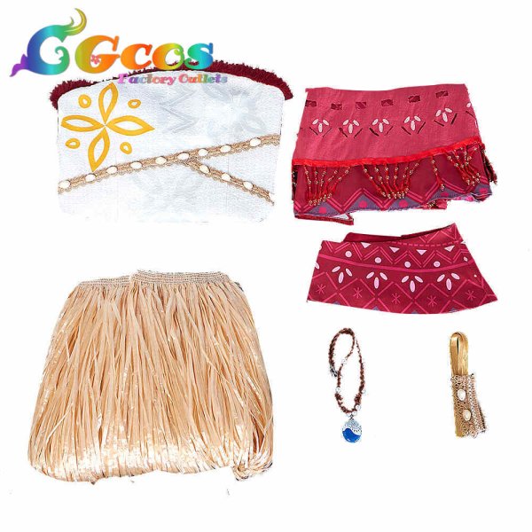 画像4: モアナと伝説の海 モアナ コスプレ衣装 (4)