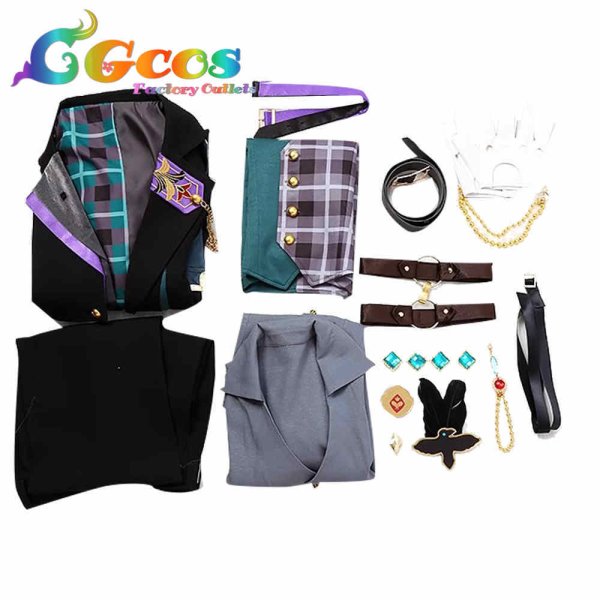 画像4: あんさんぶるスターズ! 誘引インテリジェンス 伏見弓弦 コスプレ衣装 (4)