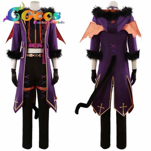 画像3: あんさんぶるスターズ! ハロウィンパーティ衣装 遊木真 衣更真緒 明星スバル 氷鷹北斗 コスプレ衣装 (3)