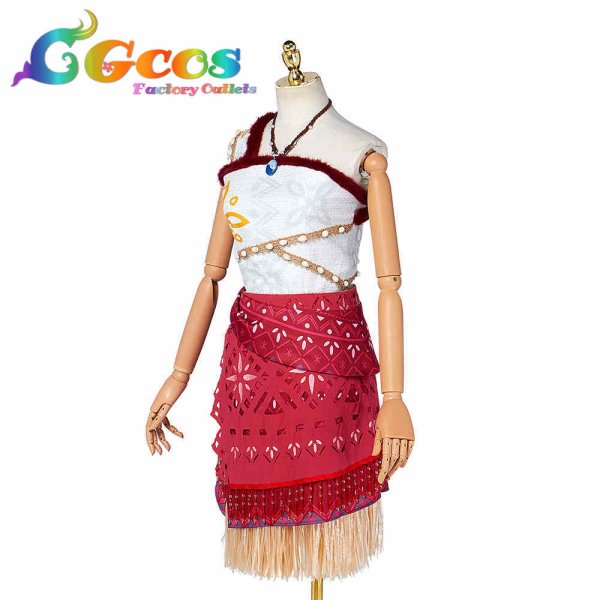 画像3: モアナと伝説の海 モアナ コスプレ衣装 (3)