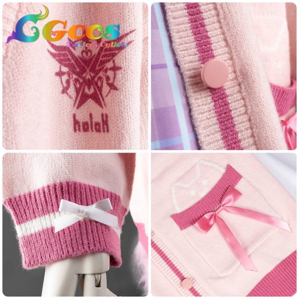 画像6: 一部在庫 バーチャルYouTuber VTuber 制服 博衣こより  コスプレ衣装 (6)