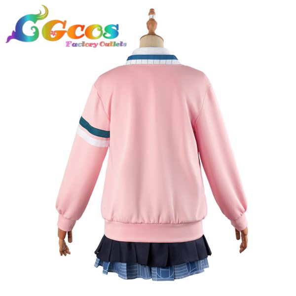 画像3: 学園アイドルマスター 学マス コスプレ 花海佑芽 制服 コスプレ衣装 (3)